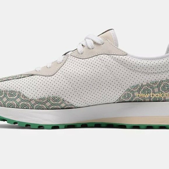 New Balance x Casablanca 327 White Munsell Green - Picture 4 of 9